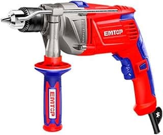 900W Electric Impact Drill (13mm Chuck) - Red/Blue
