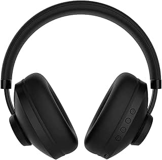 سماعة رأس SD-1007 تعمل بالبلوتوث 5 مزدوجة الوضع سلكية ولاسلكية/AUX/كارت TF/ميكروفون مدمج للمشي والتحدث - أسود