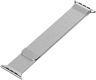 Milanese Loop Watch Band for 38mm/40mm Apple Watch, Stainless Steel iWatch Replacement Strap - Silver