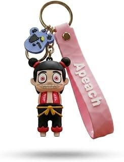 Car Keychain Backpack - Car Keychain Rings Superhero Figures 3D Shapes - Unisex - Shape 9