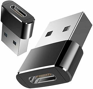 محول USB من النوع C إلى النوع A، طرف ذكر USB 3.0 من النوع A وطرف أنثى USB 3.1 من النوع C - (قد يختلف اللون، ألوان متنوعة) (2)