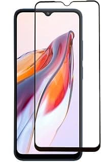 زجاج حماية كامل للشاشة لهاتف شاومي Redmi 12C متوافق مع Redmi 10C، Redmi 10 Power، Poco C40 زجاج مقوى شفاف 2023