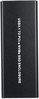 Lixada Ssd Enclosure,Usb3.1 To Pci-E Nvme Ssd Enclosure Type-C 10Gbps M.2 Hard Disk Aluminum External Drive