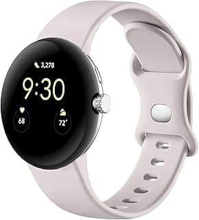 استيك ساعة متوافق مع جوجل Pixel Watch 1/2/3/4 (41 مم)، سوار رياضي من السيليكون الناعم