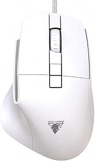 ماوس JeDEL CP102 بنقرات صامتة – مستشعر بصري 3600 DPI – 7 أزرار، كابل مغطى بالقماش - مريح للغاية