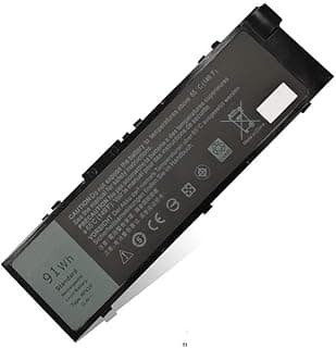 MFKVP 451-BBSF 451-BBSB TWCPG T05W1 GR5D3 0FNY7 1G9VM M28DH Laptop Battery Replacement for Dell Precision 15 7510 7520 M7510 17 7710 7720 M7710 Series ( M710 Series ( 710 710 M710 Series 11.4 V. 91Wh)