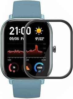 اسكرينة حماية من Dl3 Mobilak لساعة Amazfit GTS 4 / Amazfit GTS 3، فيلم حماية بحواف منحنية 3D [مضادة للخدش] [بدون فقاعات] [مقاومة للكسر] [حساسية عالية] (ليست زجاج)