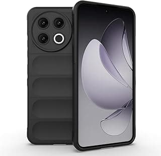 جراب متوافق مع Tecno Spark 30 Pro 4G ، - غطاء مزدوج الحماية مصقول مقاوم للصدمات شديد التحمل فائق الجودة مع حماية للكاميرا - غطاء واقي مضاد للخدش و مقاوم للانزلاق - أسود