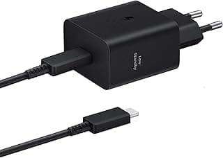 شاحن من سامسونج بتقنية USB، متوافق مع الأجهزة اللوحية، بمنفذ واحد، قدرة 45 واط