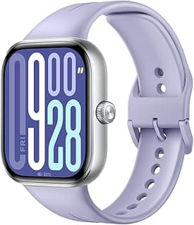 ساعة شاومي Redmi Watch 5 – شاشة 2.07 بوصة AMOLED، نظام GPS مدمج، مكالمات بلوتوث، تتبع الصحة والتمارين، إطار من سبائك الألومنيوم، بنفسجي