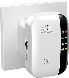 مقوي اشارة واي فاي 300Mbps - يغطي حتى 3000 قدم مربع، يدعم 45 جهاز، منفذ ايثرنت، إعداد سريع