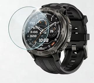 استيكر حماية شاشة ARROWS لساعة Kospet Tank T4 / T3 Ultra 2 / T3 Ultra، زجاج مقسى 9H، شفاف HD، مقاوم للخدش، حساسية لمس عالية، تركيب بدون فقاعات