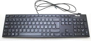 لوحة مفاتيح سلكية USB AS-US AW211 إنجليزي-عربي، أسود