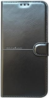 Case Compatible with Samsung Galaxy A37 Flip Leather Case Cover New Design High Quality Two Layer Drop Protection Screen Protection Cover for Samsung Galaxy A37 (Black)