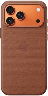 جراب حماية ممتاز لهاتف iPhone 17 Pro Max مصنوع من جلد ناعم ومادة TPU مرنة بملمس جلدي وإطار لحماية الكاميرا، بتصميم نحيف (بني)