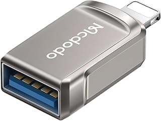 محول USB-A 3.0 إلى Lightning، يدعم خاصية OTG، نقل بيانات سريع، متوافق مع iOS