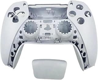 طقم غطاء خارجي ليد تحكم PS5 من AnkhGiftShop، لون أبيض أصلي (للجيل الأول والثاني فقط)