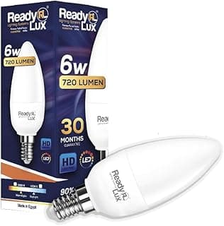 لمبة LED شمعة ReadyLux 6 وات 6500K 720 لومن قاعدة E14 إضاءة بحساس حركة أبيض/أصفر