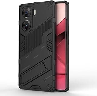 جراب متوافق مع Vivo V29e (4G/5G) ، - غطاء حماية مصقول مقاوم للصدمات شديد التحمل ومقاوم للانزلاق - غطاء مسند فائق الجودة - غطاء واقي مضاد للخدش مع حماية للكاميرا - اسود