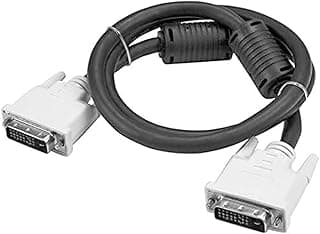 Generic 1.5M DVI-VGA Cable Male to Male for Desktop Computer, Monitor, Gaming Console