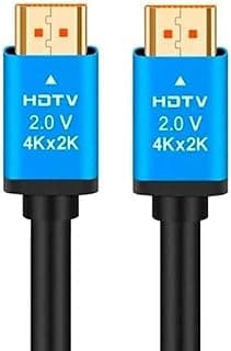 كابل HDMI بطول 10 متر، 4K Ultra HD، عالي السرعة، متوافق مع الشاشات وأجهزة الألعاب - أسود