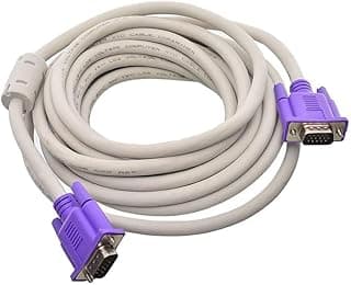 كابل VGA بوينت 5 متر - لون أبيض