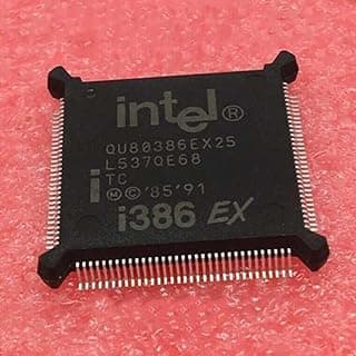معالج دقيق 80386 i386 بسعة 32bit، حزمة PQFP-132 بتردد 25MHZ (1)