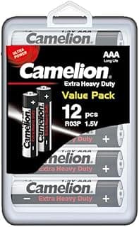 Extra Heavy Duty AAA Zinc-Carbon Batteries – (Pack of 12)