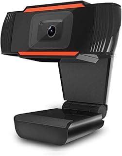 كاميرا ويب FHD 720P بتركيز تلقائي مع ميكروفون للكمبيوتر واللاب توب ومكالمات الفيديو والمؤتمرات (720 بكسل)، متعدد الالوان
