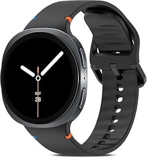 استيك ساعة رياضي سيليكون V Volt متوافق مع سامسونج Galaxy Watch 8 و 8 Classic، استيك بديل ناعم ومتين للرجال والنساء، مريح للارتداء، مقاوم للعرق وسريع الفك
