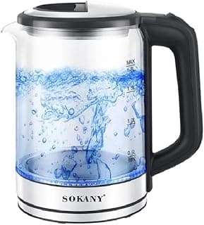 SK-09012 غلايه زجاج سوكانى 1.8 لتر 1500وات