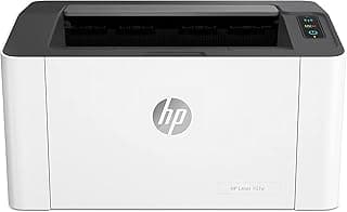 طابعة ليزر اتش بي 107a 4ZB77A أبيض طابعات، أحادي اللون