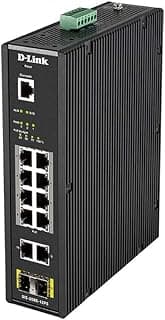 سويتش شبكة 12 منفذ PoE جيجابت صناعي ذكي (DIS-200G-12PS)