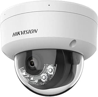 كاميرا IP ذكية على شكل قبة 2 ميجابيكسل من هاكفيجن DS-2CD1123G2-LIU مع ضوء هايبرد ذكي وتسجيل صوتي وميكروفون مدمج بتقنية نقل الطاقة عبر الايثرنت وضغط H.265+ مقاومة للماء والصدمات IP67 IK08