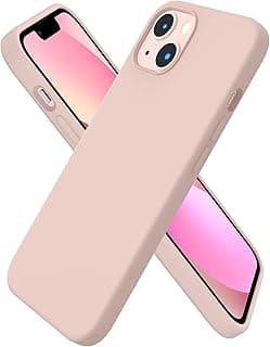 Next Store Silicone Case Compatible with iPhone 13 - Perfect Protection and Stylish Design, Compatible with Wireless Charging, Protects Against Bumps and Scratches (Light Pink)