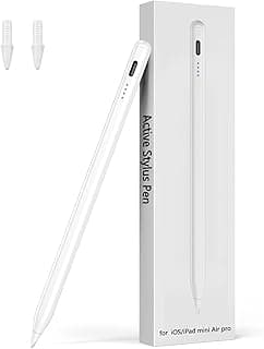 Stylus for iPad Pencil 6th/7th/8th/9th/10th, Air 3th/4th/5th, Mini 5th/6th, Pro 11/12.9 inch, Pen with Palm Rejection & Tilt Sensitivity, Magnetic and USB-C Charging