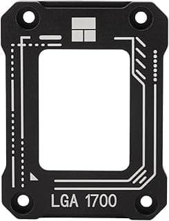 مبرد و إطار تثبيت المعالج LGA1700-BCF من Therimal Right، مضاد للانحناء، ألومنيوم AL6063-T5، أسود، لأجيال Intel الثاني عشر والثالث عشر والرابع عشر
