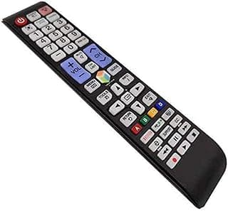 ريموت كنترول شامل لجميع شاشات سامسونج LED HDTV الذكية مع أزرار Netflix و Amazon، لا يحتاج لضبط
