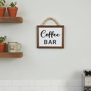 لوحة خشبية مميز بتصميم قهوة بار بارزة مقاس 20x17 من خشب MDF فاخر سمك 10 مم مع ستاند ثابت ليضيف الى المطبخ اناقة و جمال - ديكور لكوفيى كورNER