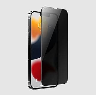 واقي شاشة زجاجي للخصوصية لهاتف ابل iPhone 13 Pro - أسود