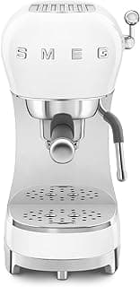 ECF02WHEU Espresso Machine, Plastic, White