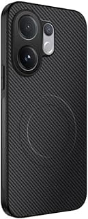 For Vivo V60 Phone Case - Carbon Fiber Texture Magnetic Suction Leather Texture Soft Shell Anti-Drop Protection