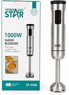 Hand Blender Mixing and Mashing 1000W - Silver - A1-552