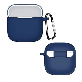 Silicone Case Compatible with Huawei Freebuds SE 3 Earbuds, Soft Silicone Protective Case Cover, Shockproof Sleeve with Carabiner (Blue)