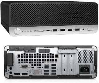 HB ProDesk 600 G3 Desktop Computer - lntel Core i3 (7th Gen) i3-7100 3.70 GHz - 8 GB DDR4 SDRAM - 256GB SSD - Windows 10 Pro 64-bit - Jet Black - DVD-Writer