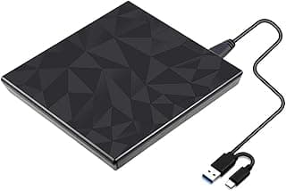جهاز استقبال ستيريو للسيارة بمنفذ USB 3.0 ومحرك دي في دي من النوع سي، مشغل CD بدون محرك عالي السرعة​مسجل قراءة وكتابة، مشغل دي في دي - ار دبليو خارجي للرد على المكالمات واجراء المكالمات
