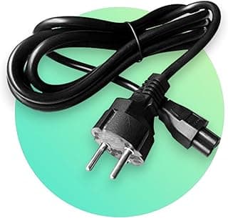 1.3m 3-pin Power Cable for Laptop Chargers, TV Displays, and Other Devices - 3 Pieces, 10 Amp (250V)