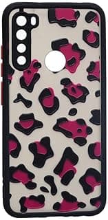 Plastic Back Cover For Xiaomi Redmi Note 8, Black&Fuchsia MS-H-15
