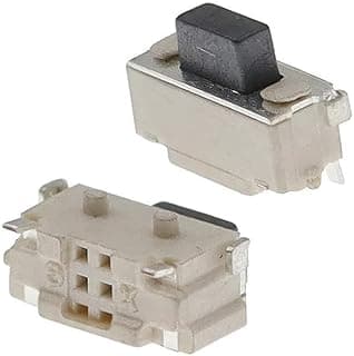 Button Power - Micro High Performance Durable Tactile Push Button Momentary Switch Touch MP3 MP4 MP5 Tablet PC Power Tact (4mm x 2mm x 3.5mm) SMD