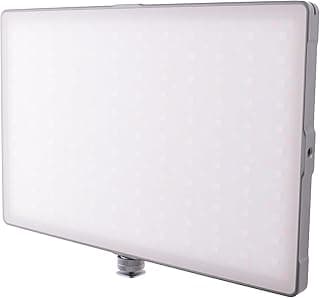 إضاءة فيديو LED72RGB بقوة 72W مع كابل - فضي
